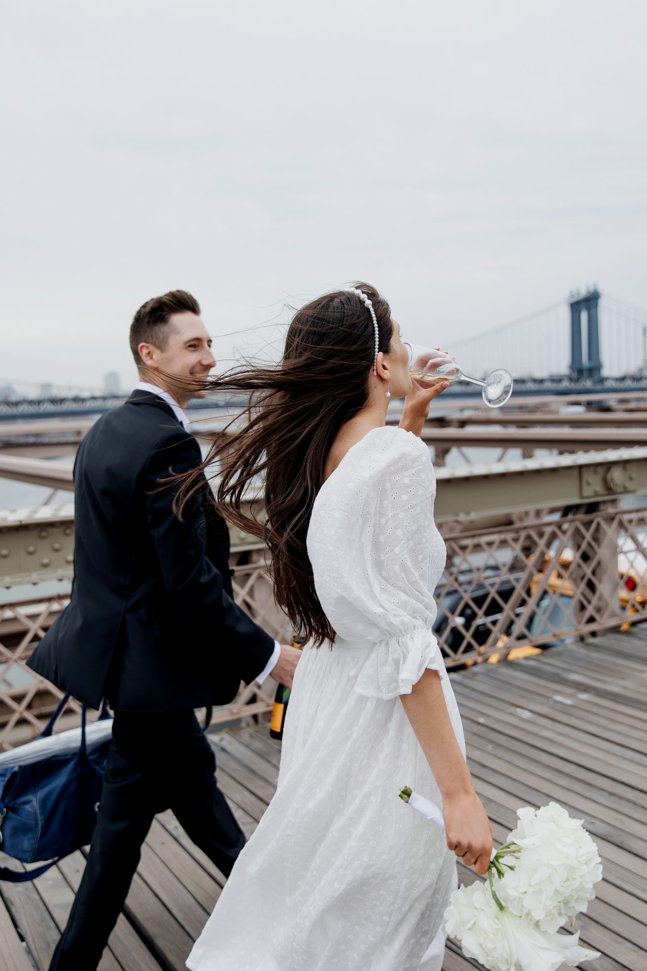 Engagement photoshoot Brooklyn Bridge Dumbo 20