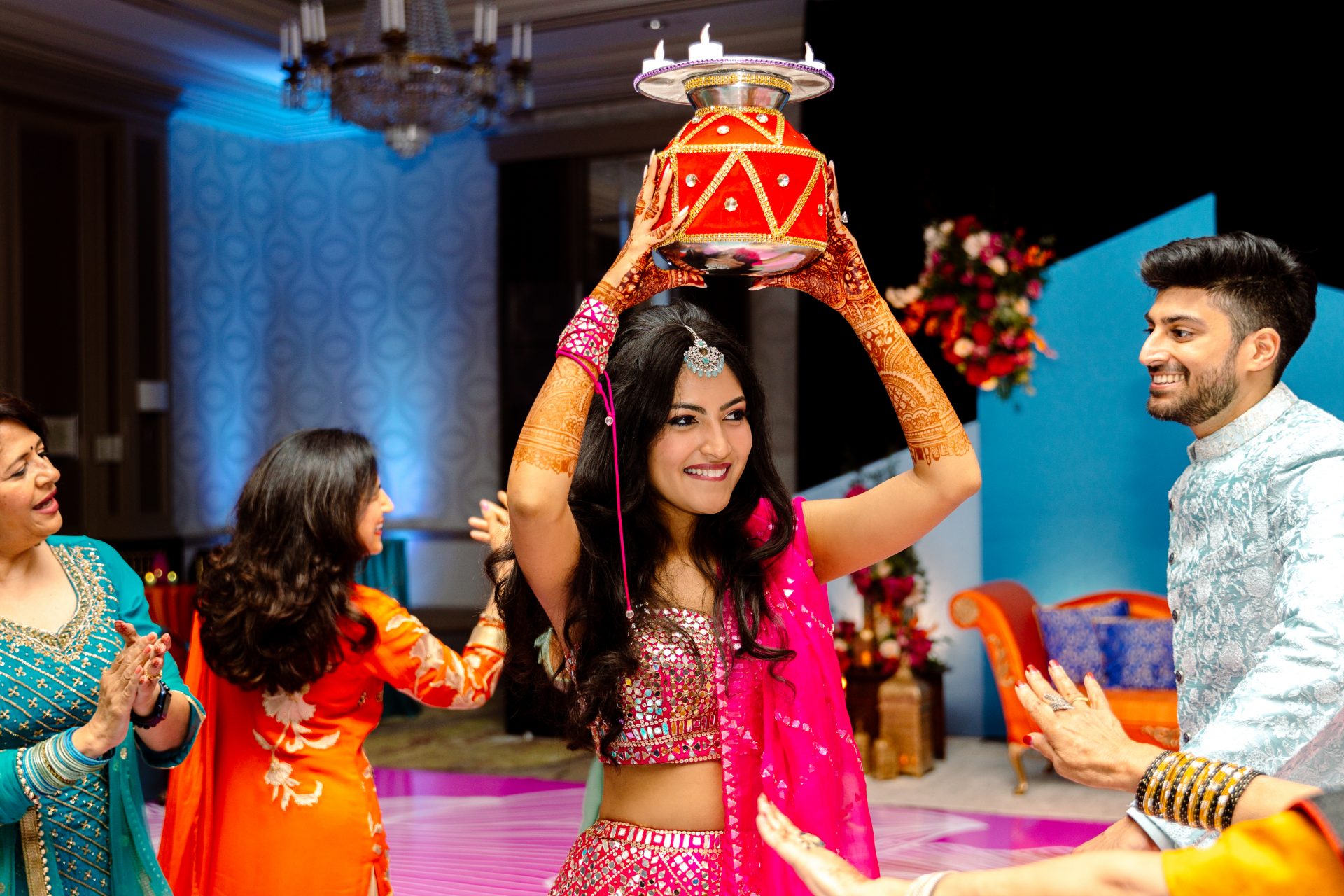 Hindu wedding sangeet 37