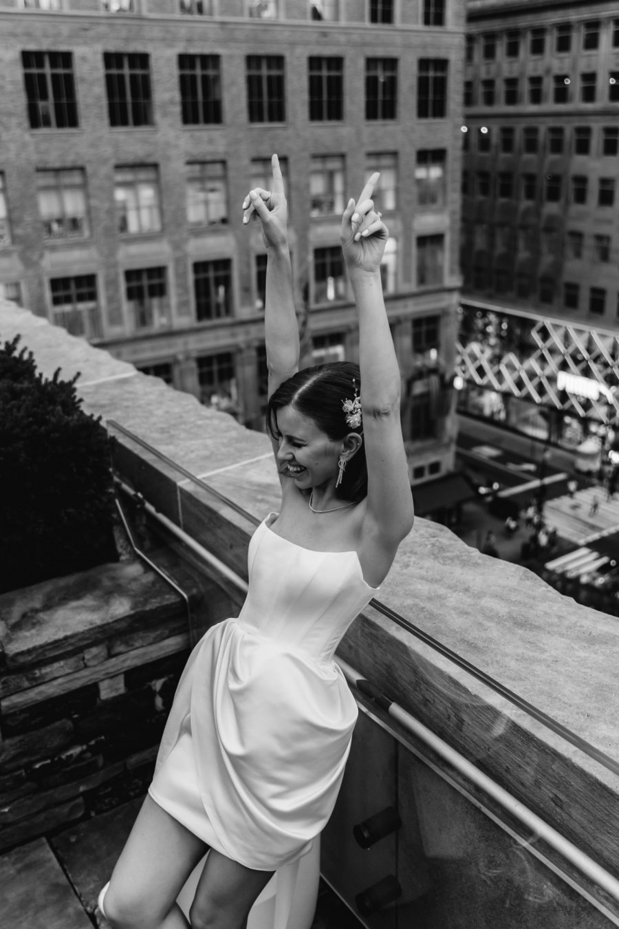6 Rooftop wedding photoshoot New York City 15