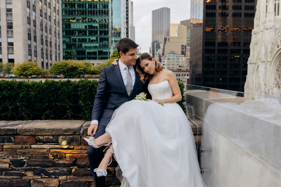 6 Rooftop wedding photoshoot New York City 5