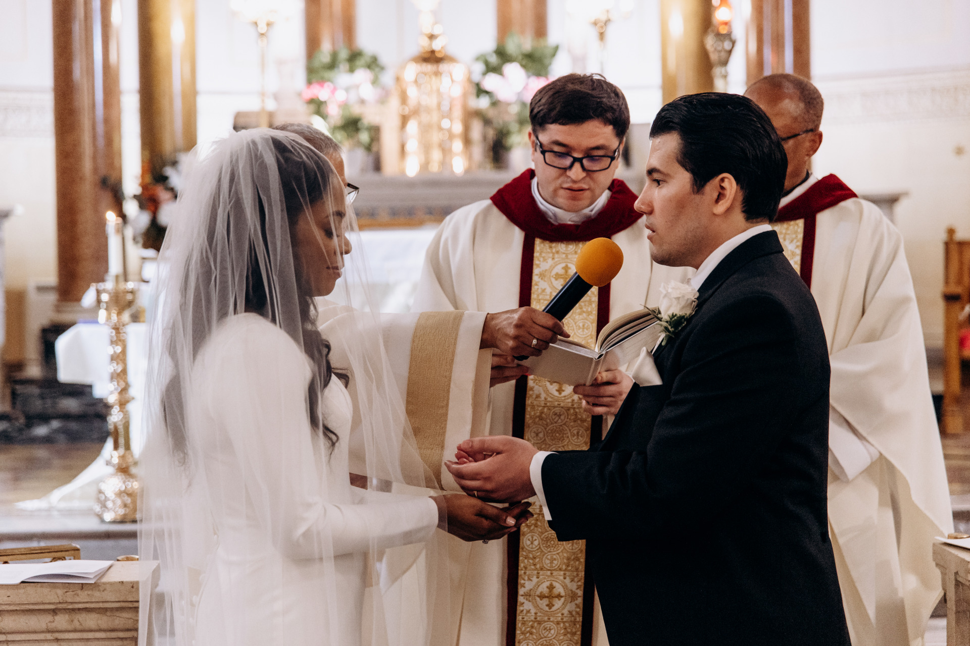 Catholic ceremony wedding in Jersey City New Jersey 22