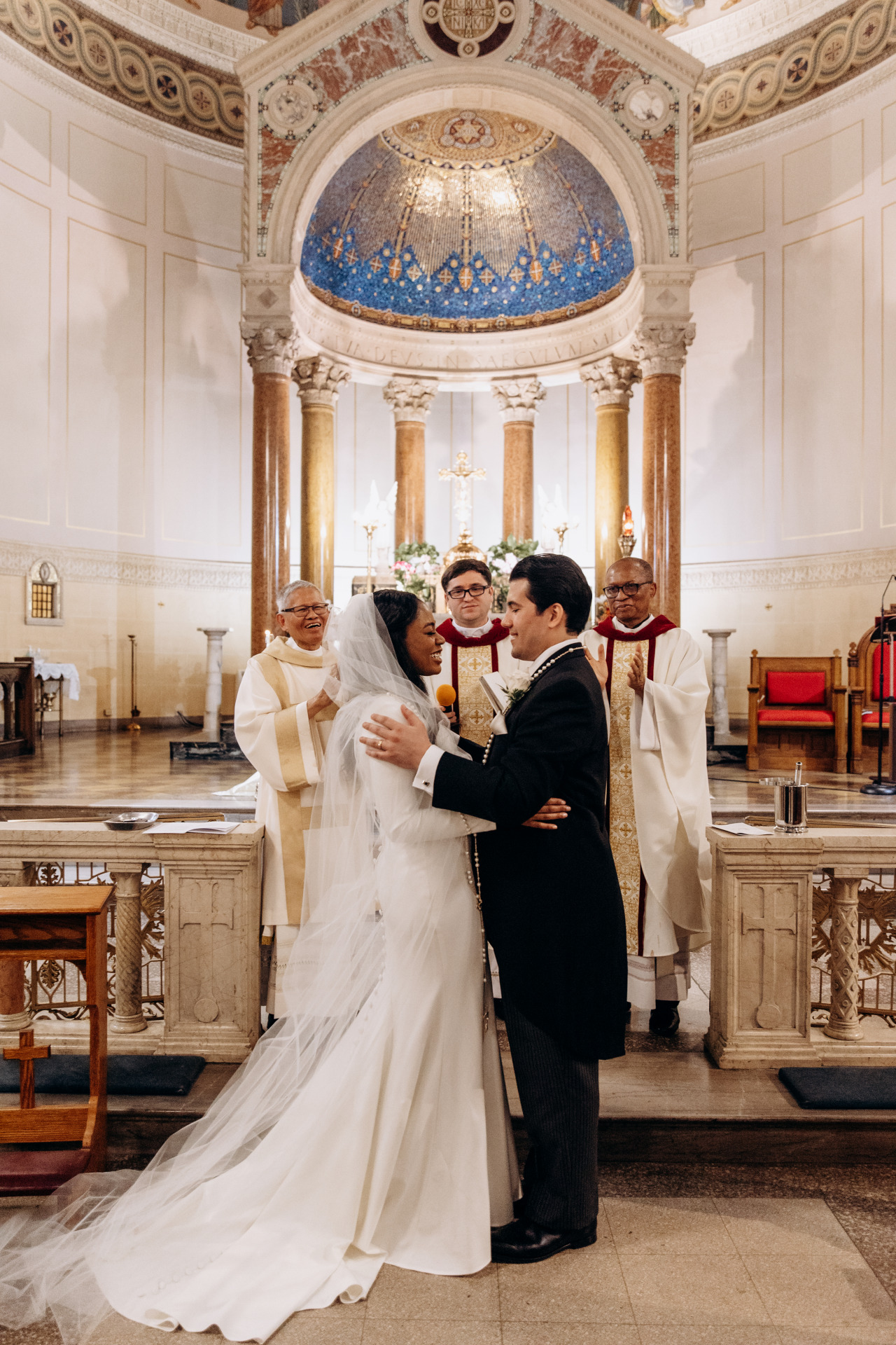 Catholic ceremony wedding in Jersey City New Jersey 25
