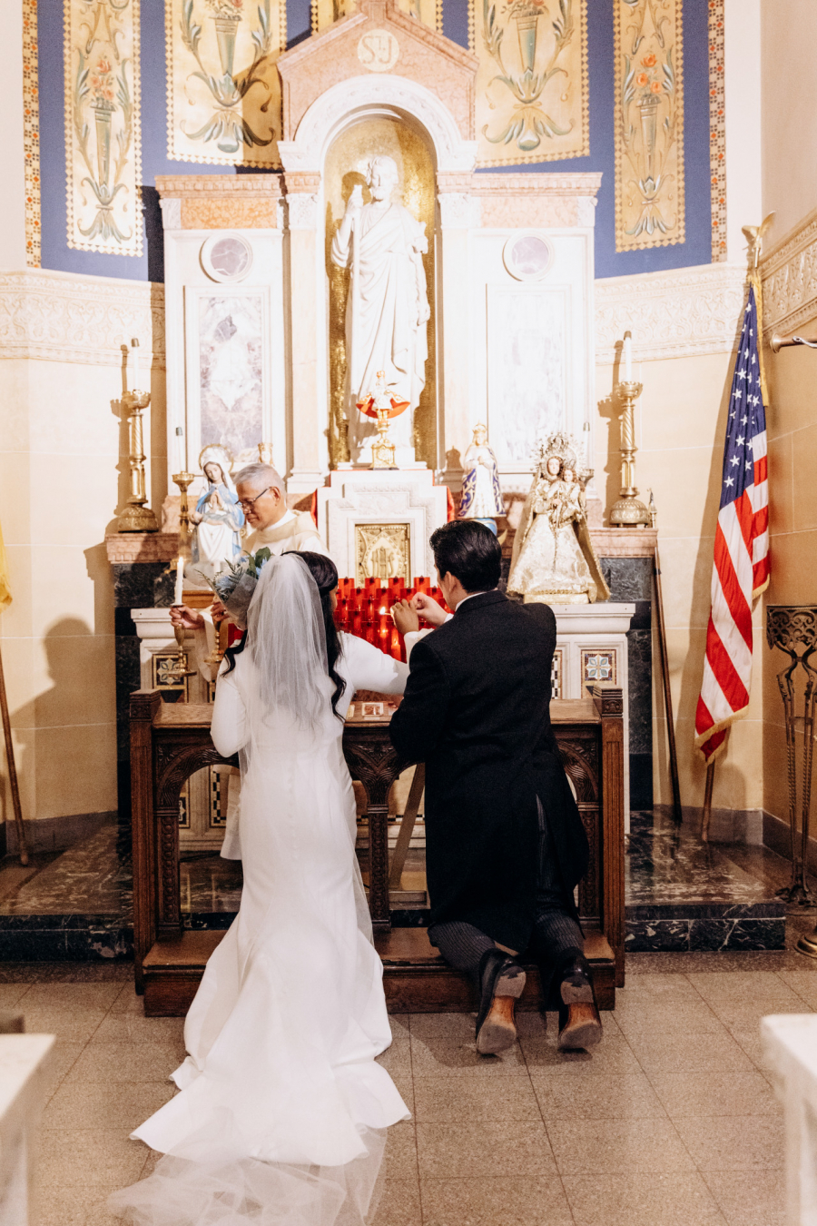 Catholic ceremony wedding in Jersey City New Jersey 32