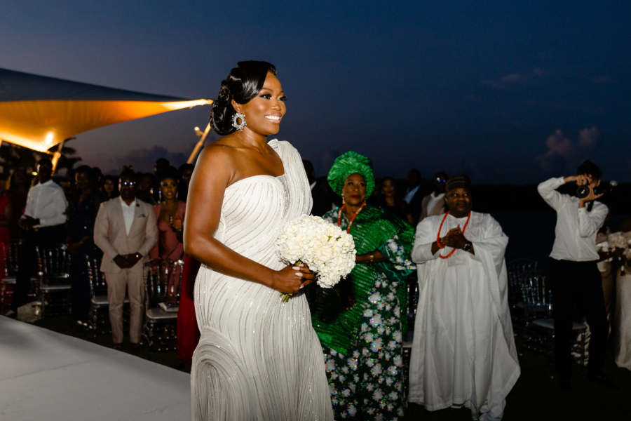 Dominicana destination editorial style Nigerian wedding 54