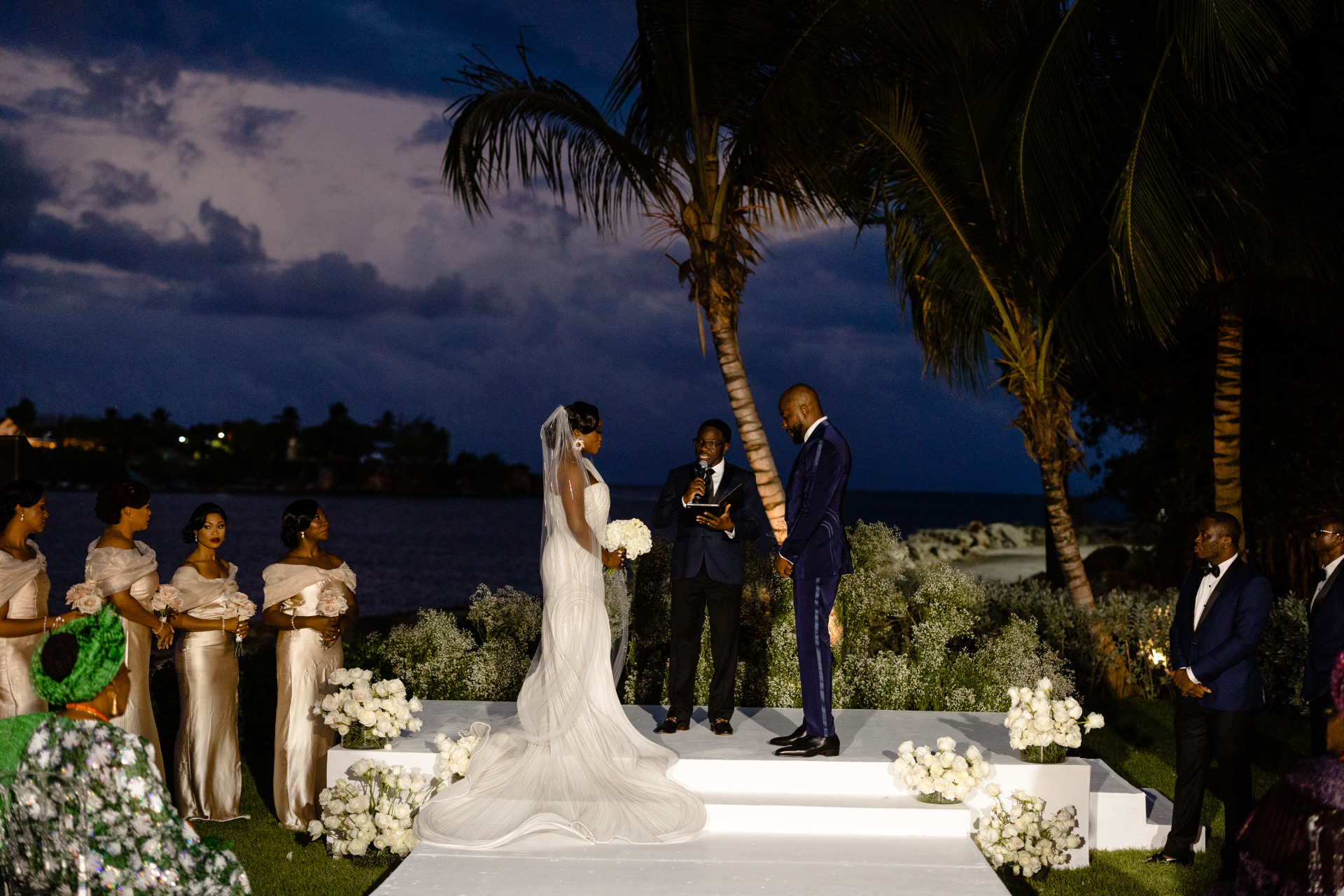 Dominicana destination editorial style Nigerian wedding 55
