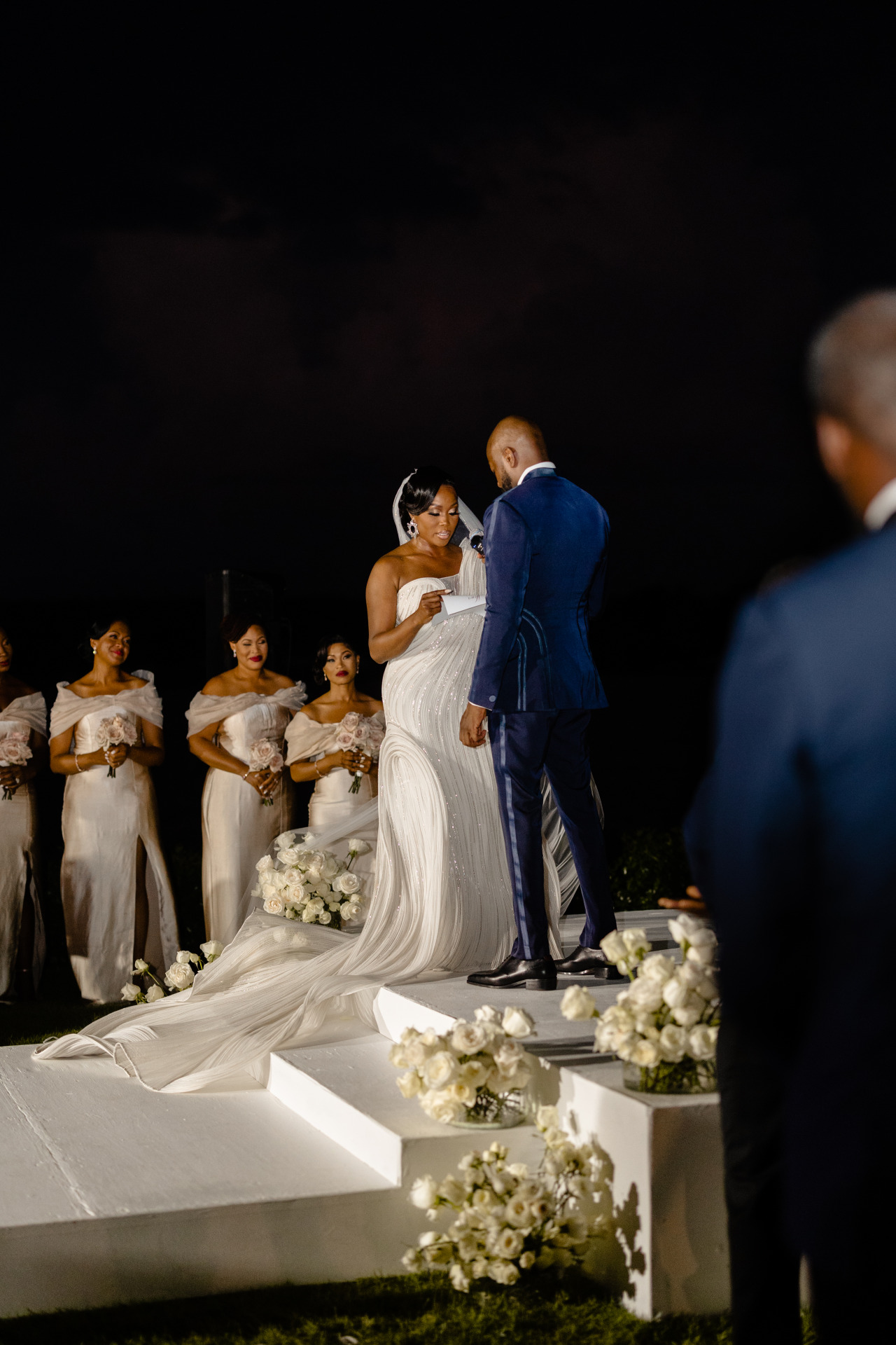 Dominicana destination editorial style Nigerian wedding 61