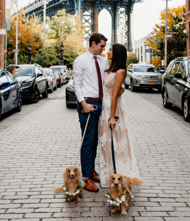 Engagement NYC with pets 2