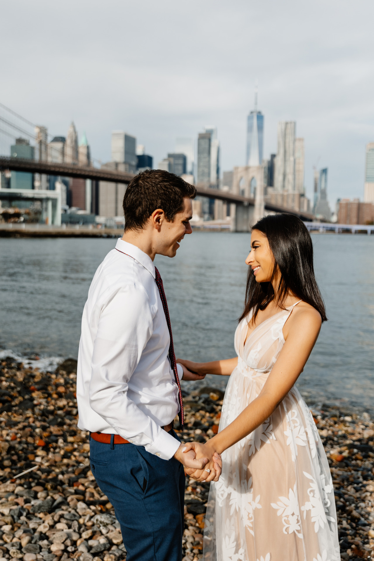 Engagement Photoshoot in Dumbo New York 12