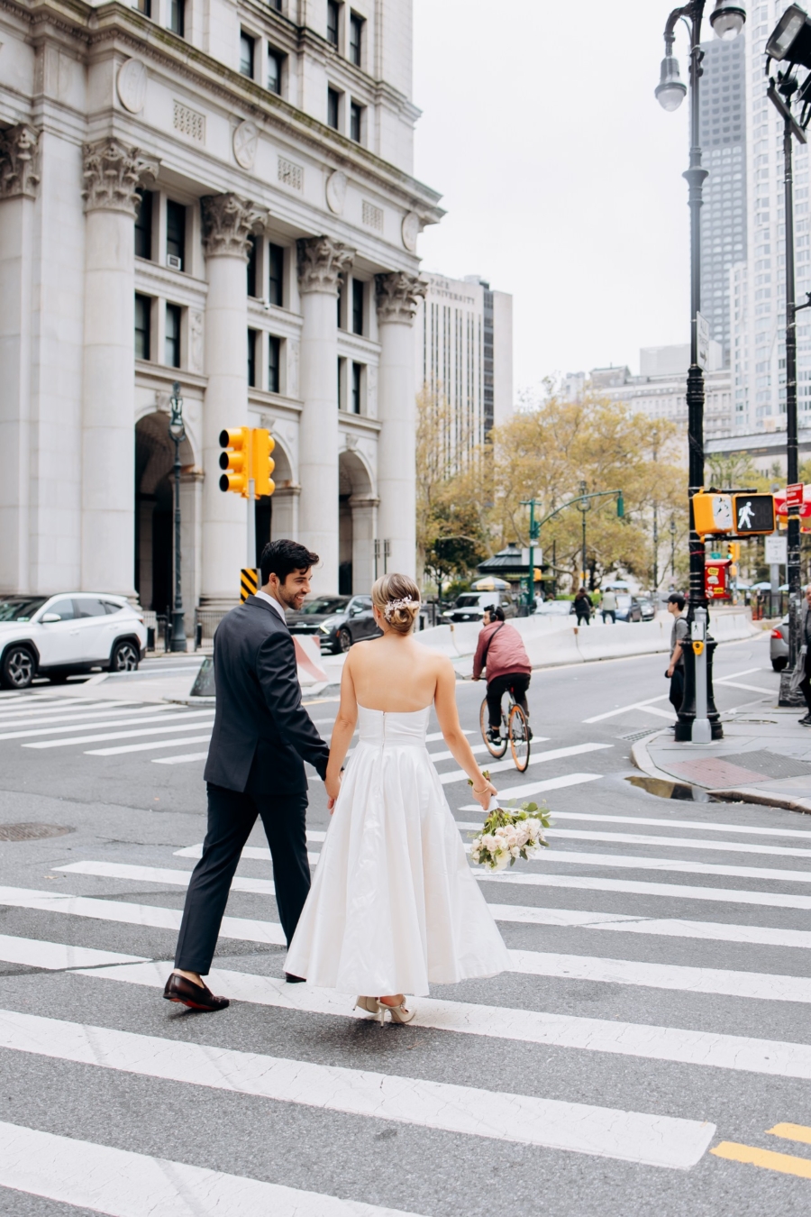 Engagement photos in new york city